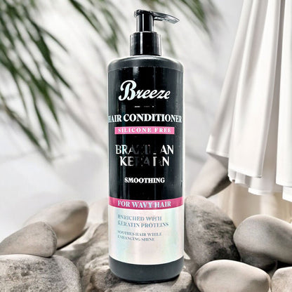 Acondicionador Breeze Para Cabello Ondulado / Con Keratina / 500Ml - Breeze - Titan.com.pa - 8682232511060