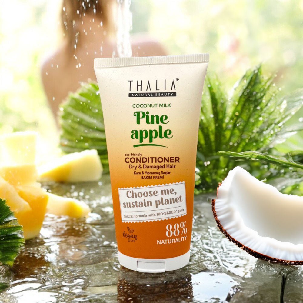 Acondicionador Especial Thalia Para Cabello Seco Y Dañado Con Extracto de Piña & Coco (150ML) - Thalia - Titan.com.pa - 8684225890312