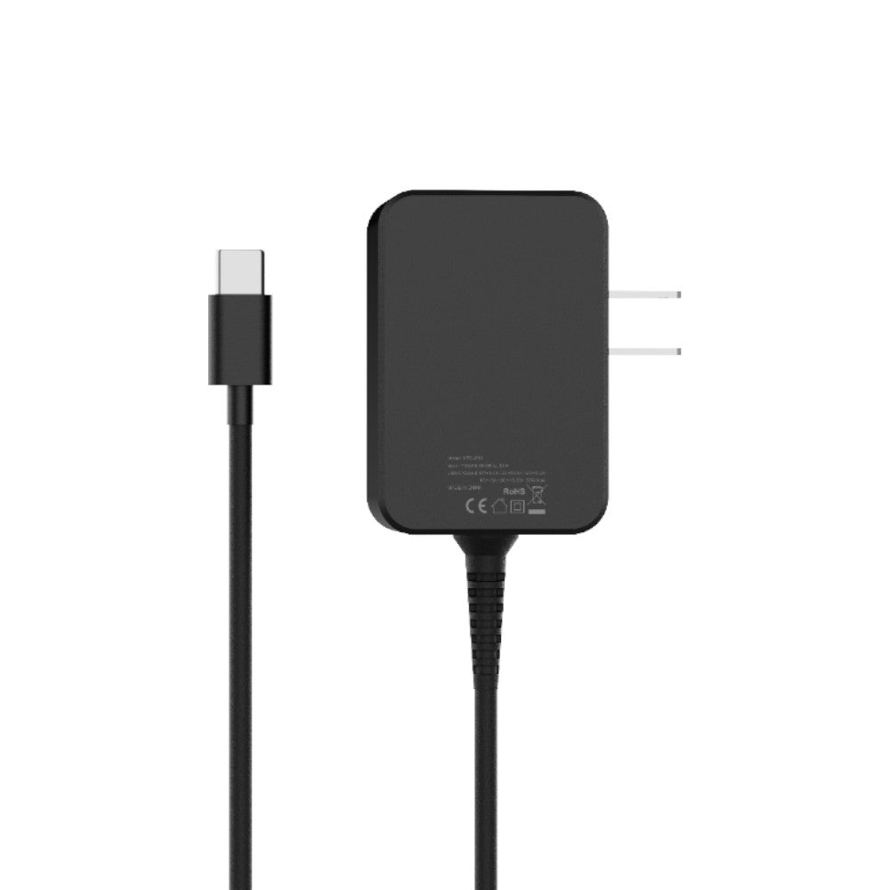 Cargador USB tipo C de 65W con tecnología GaN, carga rápida, cable de 1,8 m. Ideal para laptops, tablets y smartphones. En el Titán Panamá.