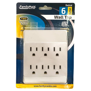 Adaptador Eléctrico Family Maid 6 Salidas