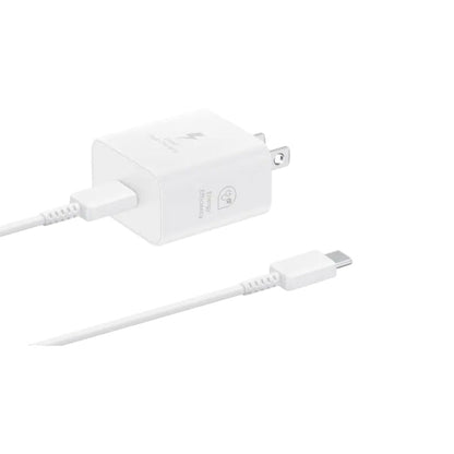 Adaptador Samsung USB 25W con cable / Carga rápida / Blanco - Samsung - Titan.com.pa - 887276373508