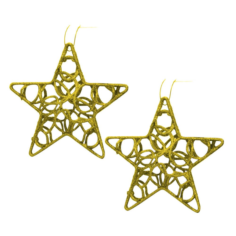 Adorno de Navidad Miró Christmas Estrella 2 Piezas