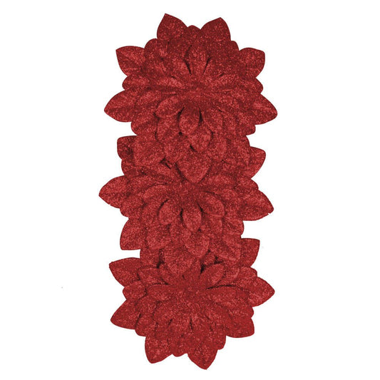 Adorno de Navidad Miró Christmas Flores 3 Piezas