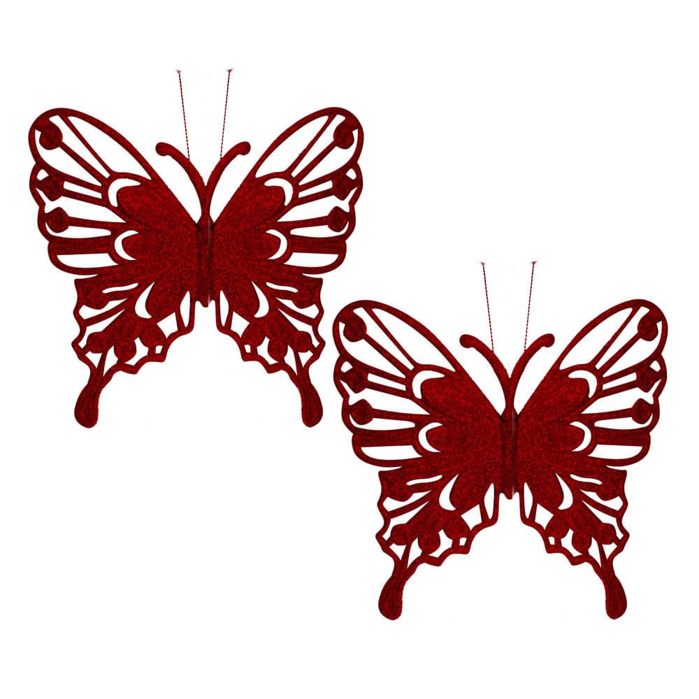 Adorno de Navidad Miró Christmas Mariposa 2 Piezas