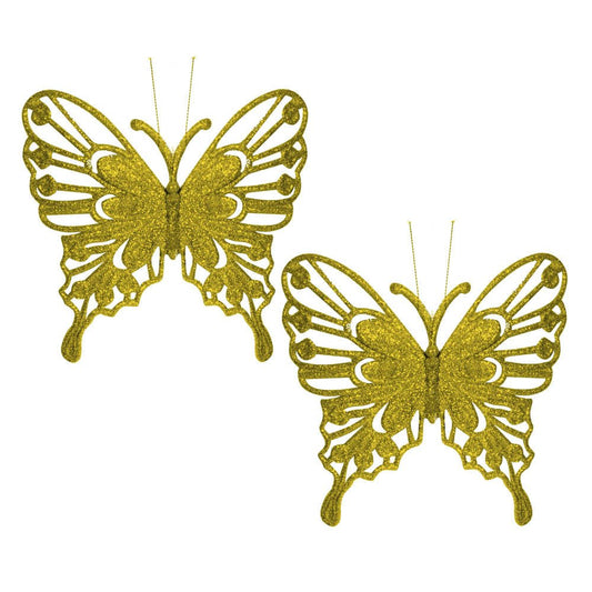 Adorno de Navidad Miró Christmas Mariposa 2 Piezas