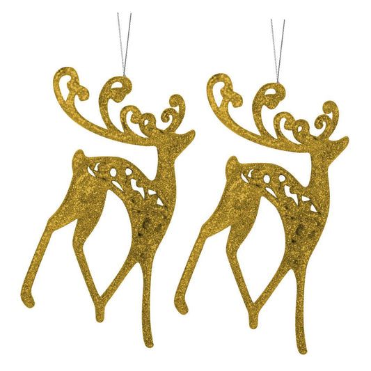 Adorno de Navidad Miró Christmas Reno 2 Piezas