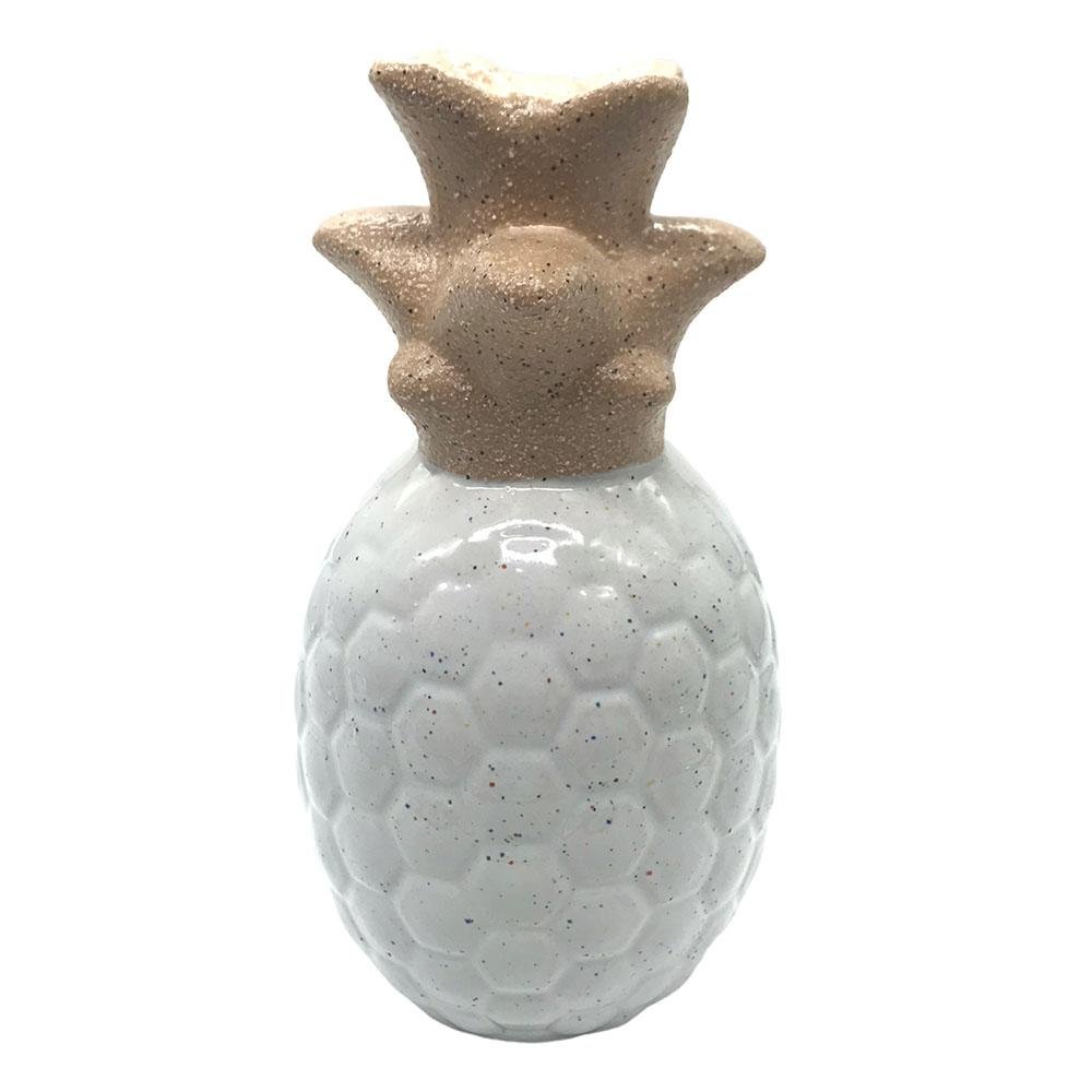 Adorno Decorativo Concept Life Piña de Cerámica 8.2" Blanca