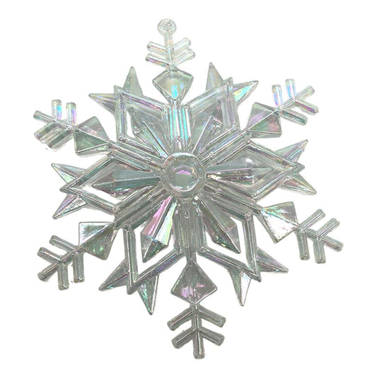 Adorno Decorativo Miro Christmas Navideño Copo Nieve Tornasol