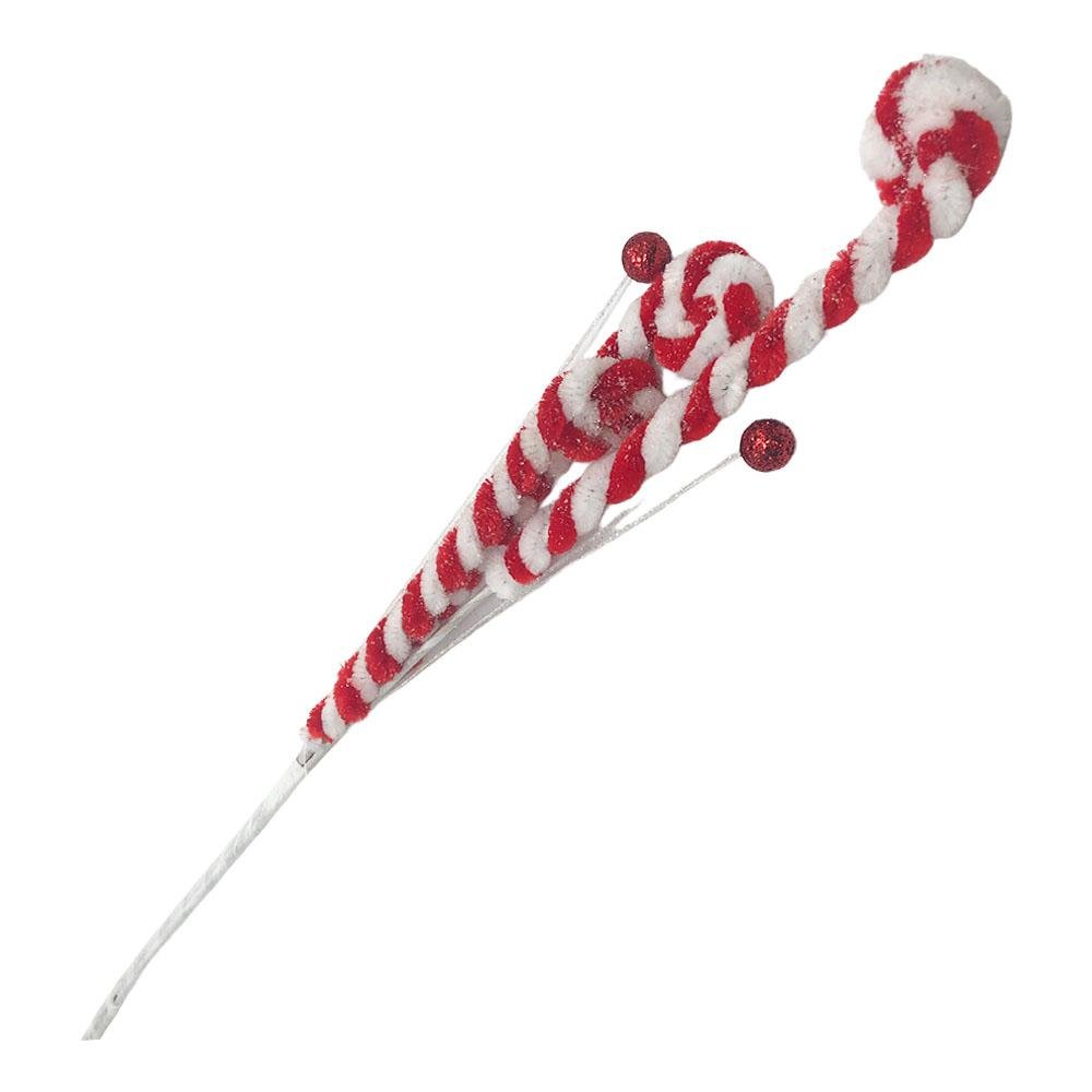 Adorno decorativo Montefiori Cristmas Baston Caramelo 58Cm