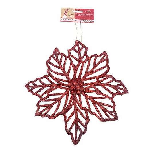 Adorno Decorativo Navideño Miro Christmas Flor Roja