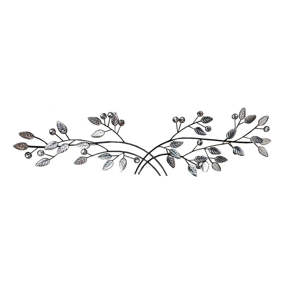 Adorno Decorativo Para Pared Elico de Metal 101 cm x 26 cm