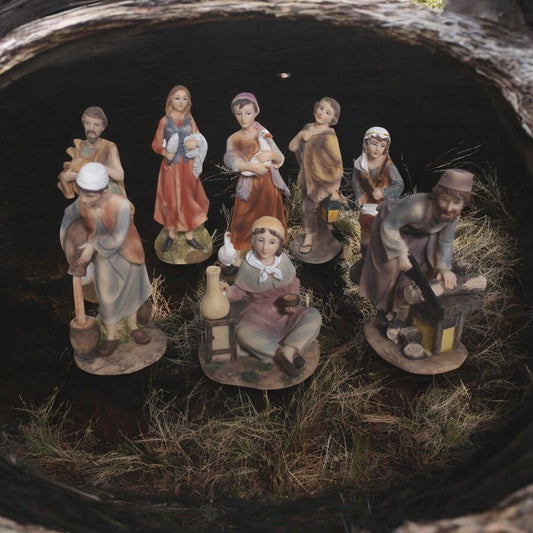 Aldeanos de Navidad Miró Christmas 8" 8 Piezas - Miro Christmas - Titan.com.pa - 7450045097320