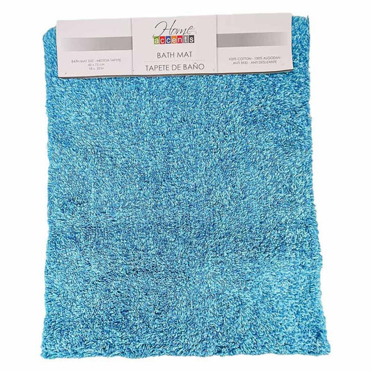 Alfombra de Baño Home Accents de 45 cm x 75 cm - Turquesa