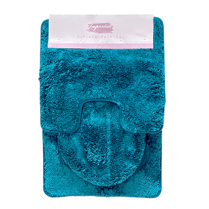 Elegancia y confort en tu baño con el Set Alfombra Imperial 3 piezas. En el Titán Panamá.