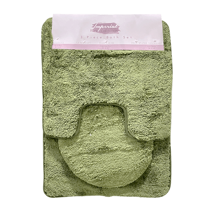 Elegancia y confort en tu baño con el Set Alfombra Imperial 3 piezas. En el Titán Panamá.