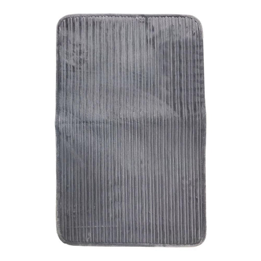 Alfombra de Baño Parkview Textiles de Memory Foam 20" x 32" - Gris Oscuro