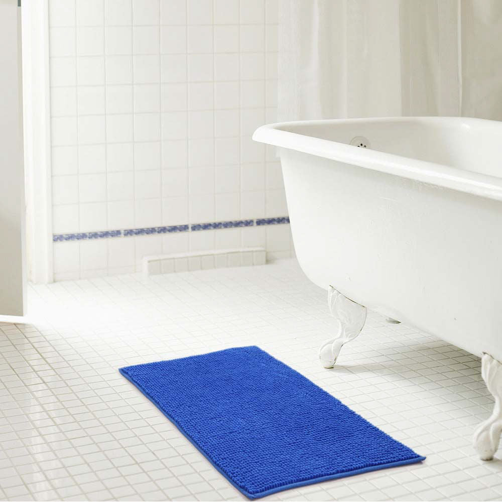 Alfombra De Baño Rt Designer 2 Piezas - Azul