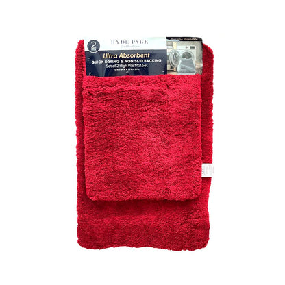 Alfombra Para Baño Camden Rt Designer de 2 Piezas - Roja - Rt Designer - Titan.com.pa - 196210056323
