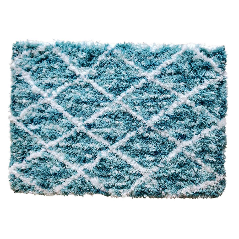 Alfombra Para Baño Rt Designer Lush 17" x 24" - Aguamarina Oscuro