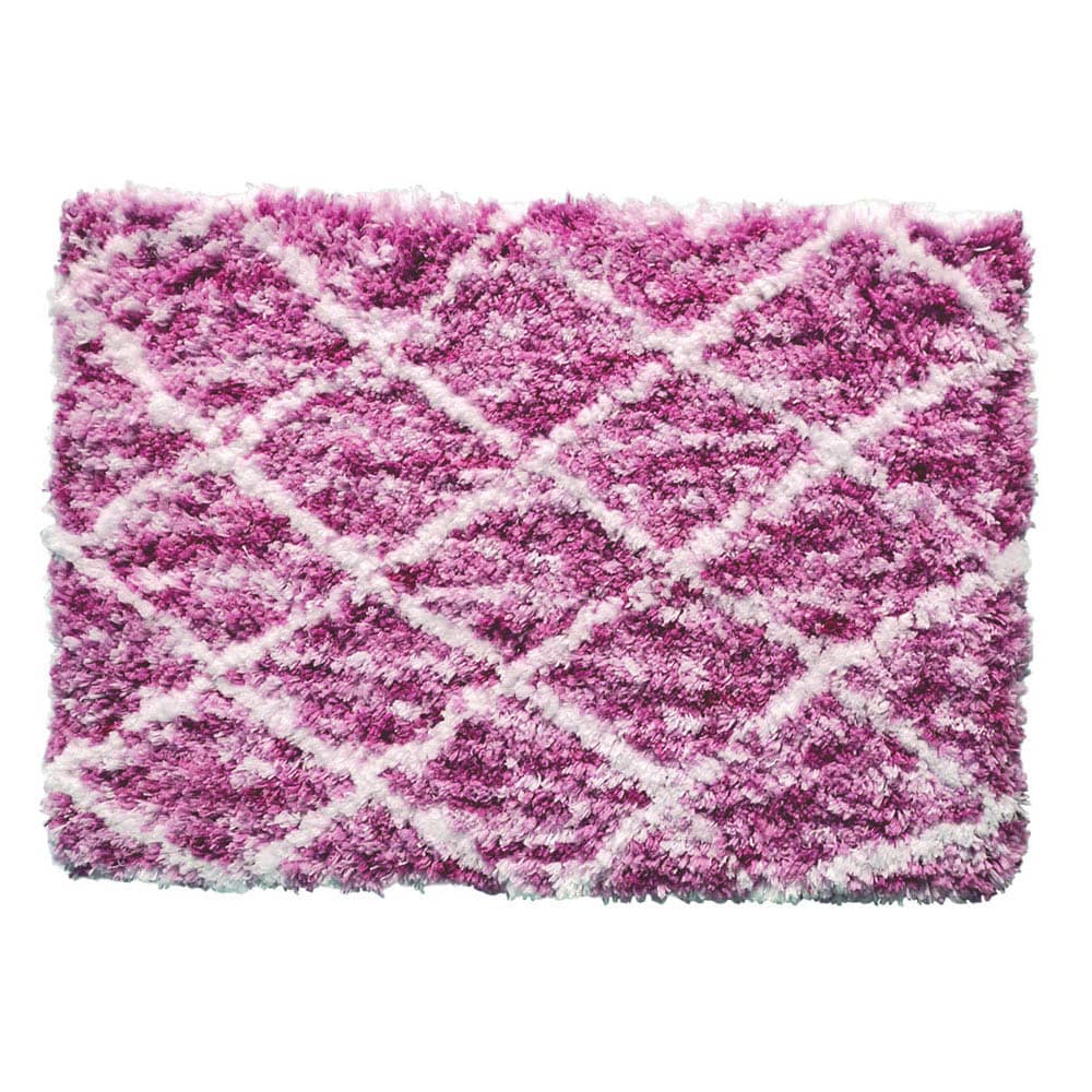 Alfombra Para Baño Rt Designer Lush 17" x 24" - Fucsia