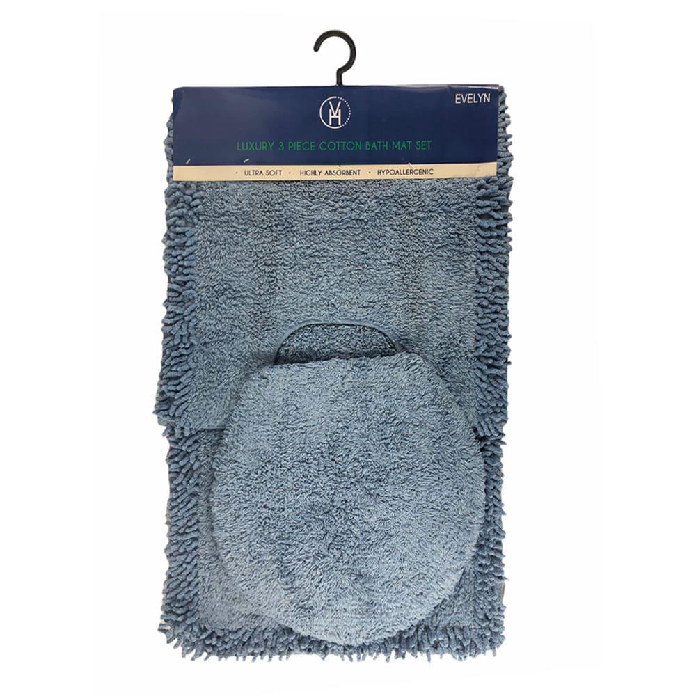 Alfombra Para Baño Vivatex Evelyn 3 Piezas - Surtido