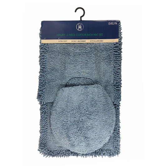 Alfombra Para Baño Vivatex Evelyn 3 Piezas - Surtido