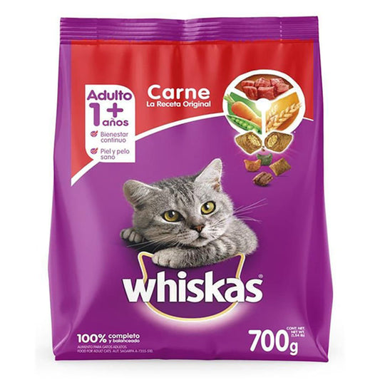 Alimento Para Mascotas Whiskas Adulto Carne 700 g
