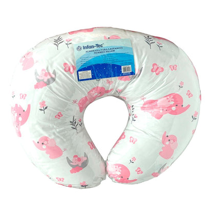 Almohada de Lactancia Infan-Tec Para Bebe-Niña / Estampado Elefante - Infan-Tec - Titan.com.pa - 7453137145947
