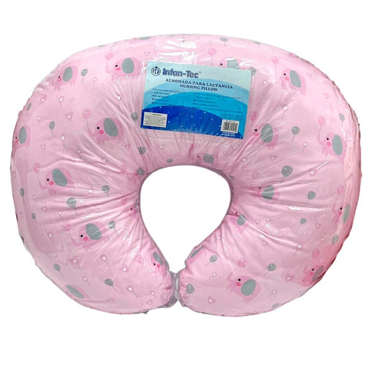 Almohada de Lactancia Infan-Tec Para Bebe-Niña / Rosada - Infan-Tec - Titan.com.pa - 7453137145954
