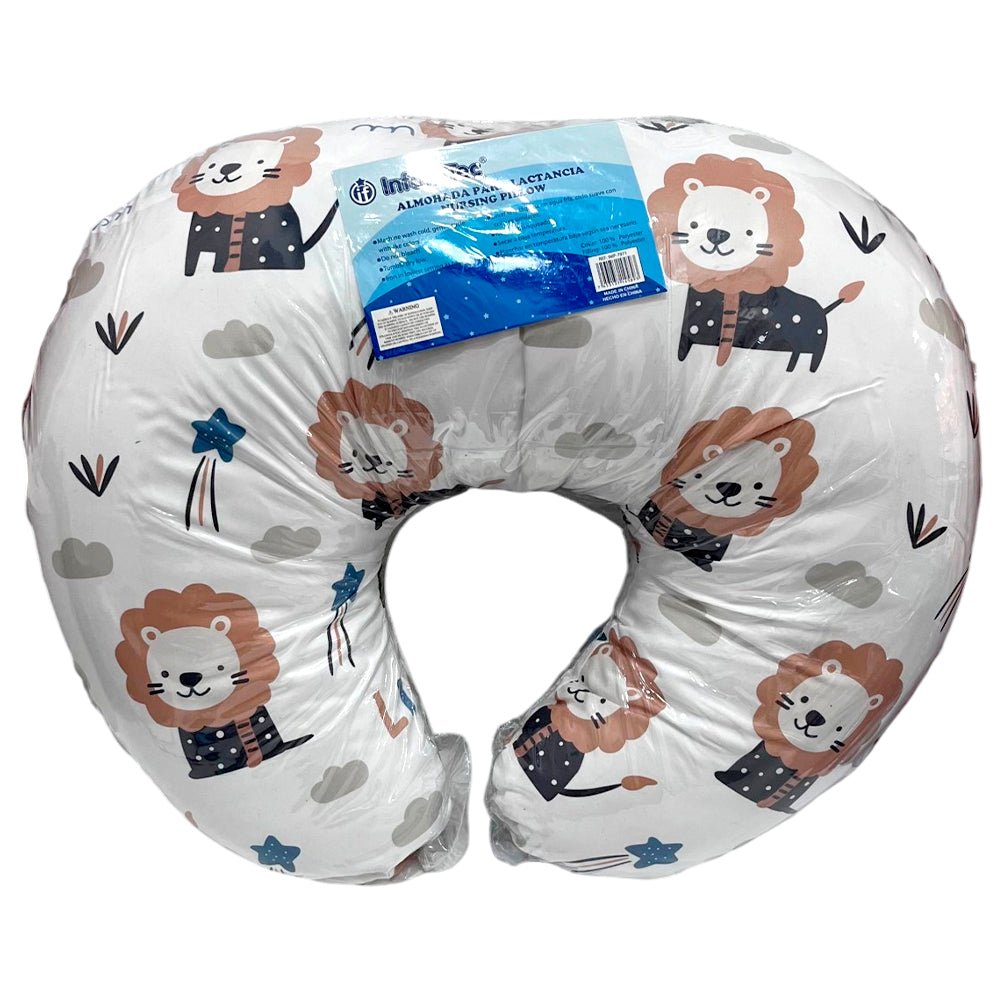 Almohada de Lactancia Infan-Tec Para Bebe-Niño / Estampado León - Infan-Tec - Titan.com.pa - 7453137145893