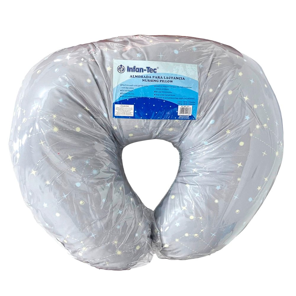 Almohada de Lactancia Infan-Tec Para Bebe-Niño / Gris Estampada - Infan-Tec - Titan.com.pa - 7453137145886