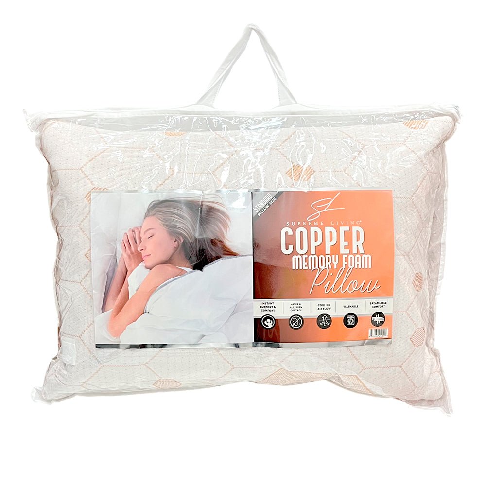 Almohada Memory Foam Standard Copper / Supreme - Supreme - Titan.com.pa - 810065416803