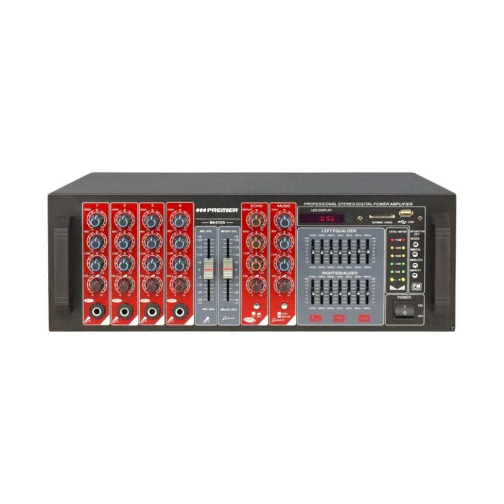 Amplificador Premier / 12000W / Karaoke - Premier - Titan.com.pa - 7453064742592