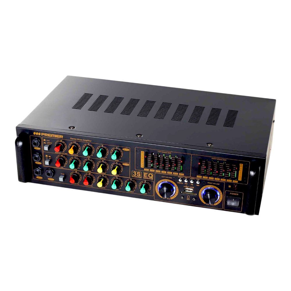 Amplificador Premier 8000W / Bluetooth / USB - Premier - Titan.com.pa - 7453064708642