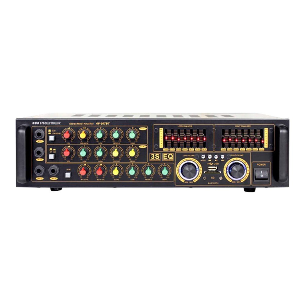 Amplificador Premier 8000W / Bluetooth / USB - Premier - Titan.com.pa - 7453064708642