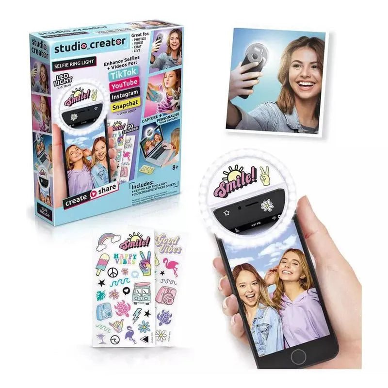 Anillo de Luz Para Selfie Creator Studio - CREATOR STUDIO - Titan.com.pa - 3555801423079