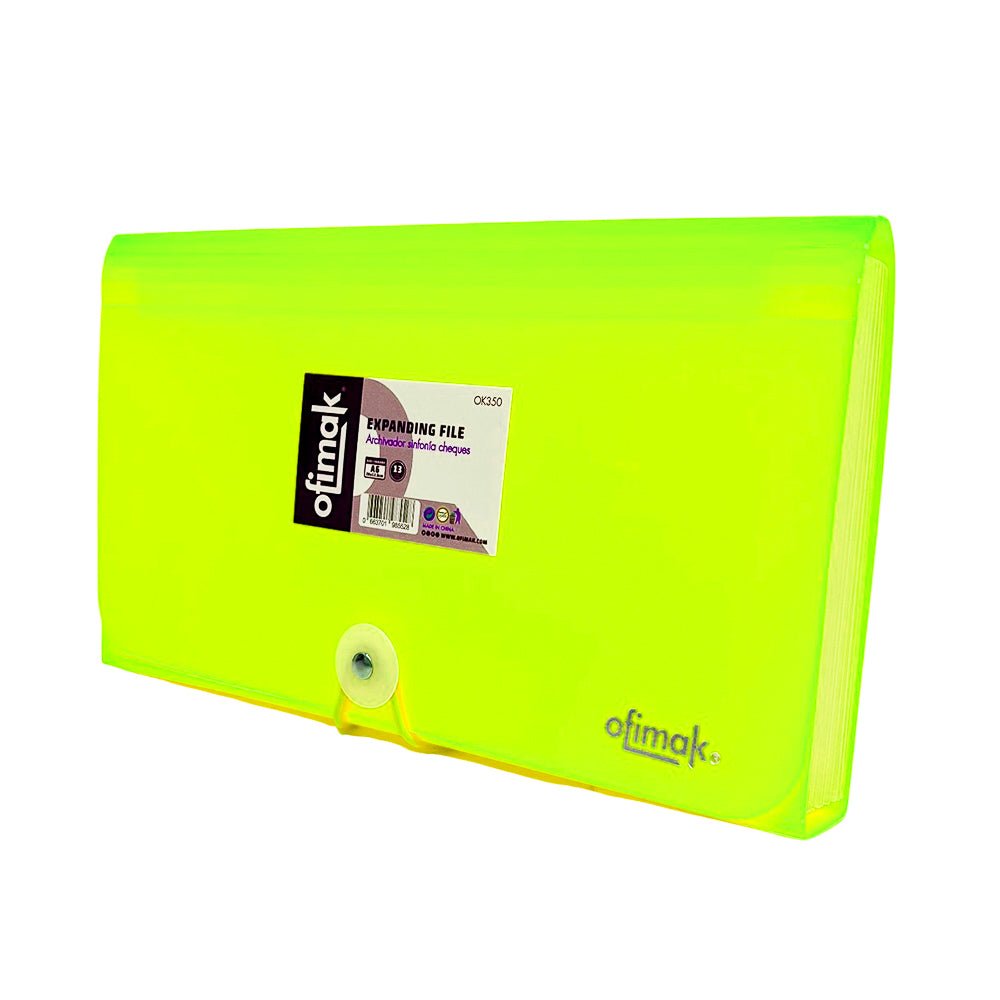 Archivador Expandible Ofimak / Tamaño Cheque - Ofimak - Titan.com.pa - 663701985528