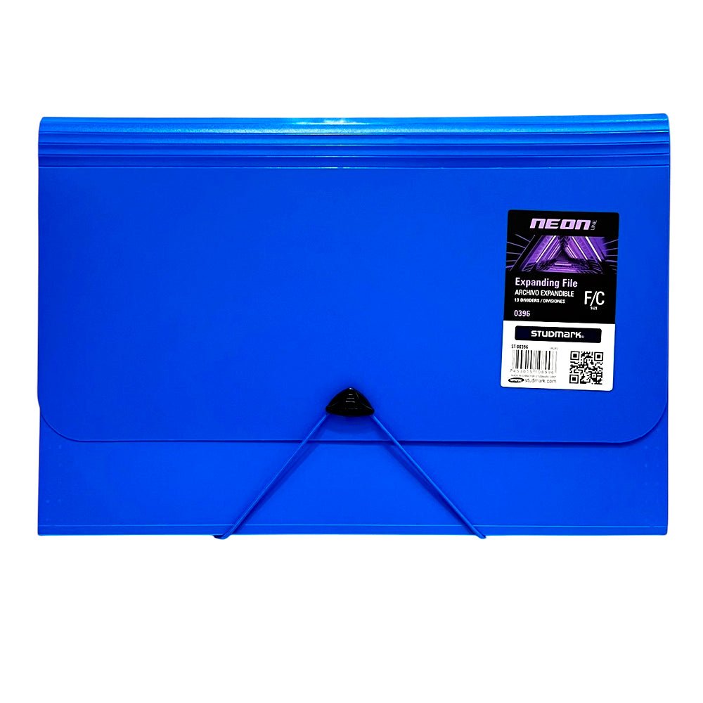 Archivador Expandible Studmark / Tamaño Oficio / Neón Line con 12 Divisiones / Surtido - Studmark - Titan.com.pa - 7453015108996