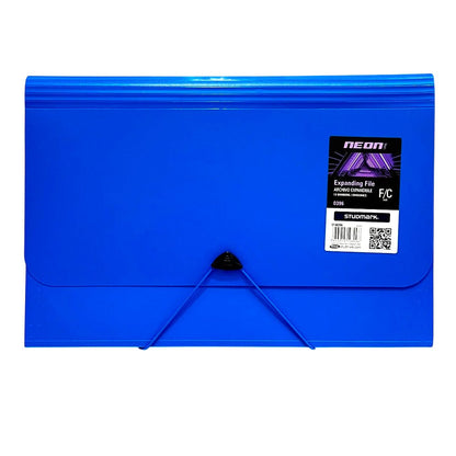 Archivador Expandible Studmark / Tamaño Oficio / Neón Line con 12 Divisiones / Surtido - Studmark - Titan.com.pa - 7453015108996