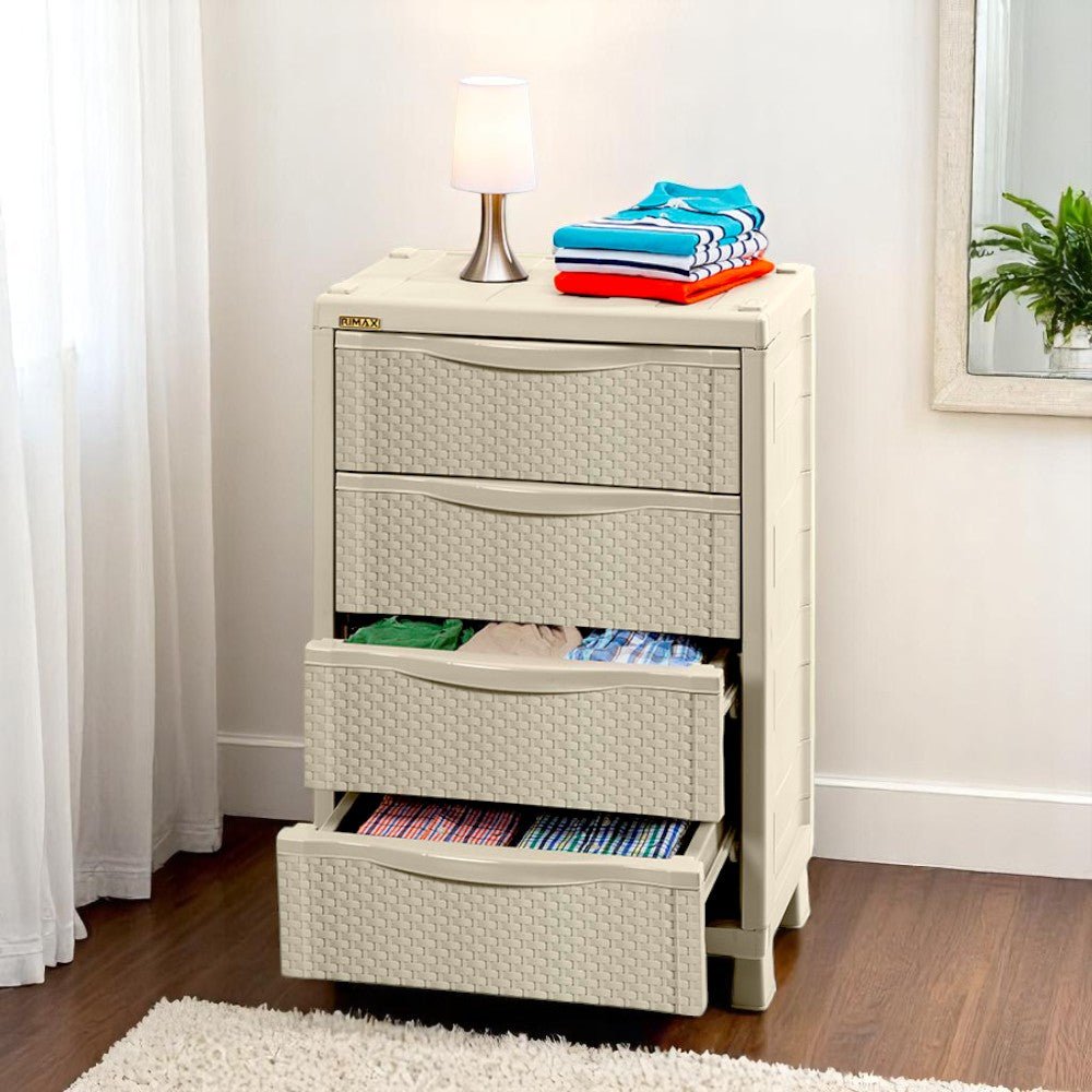 Armario Cajonero Rimax / Textura Rattan / Taupe - Rimax - Titan.com.pa - 7705152103717