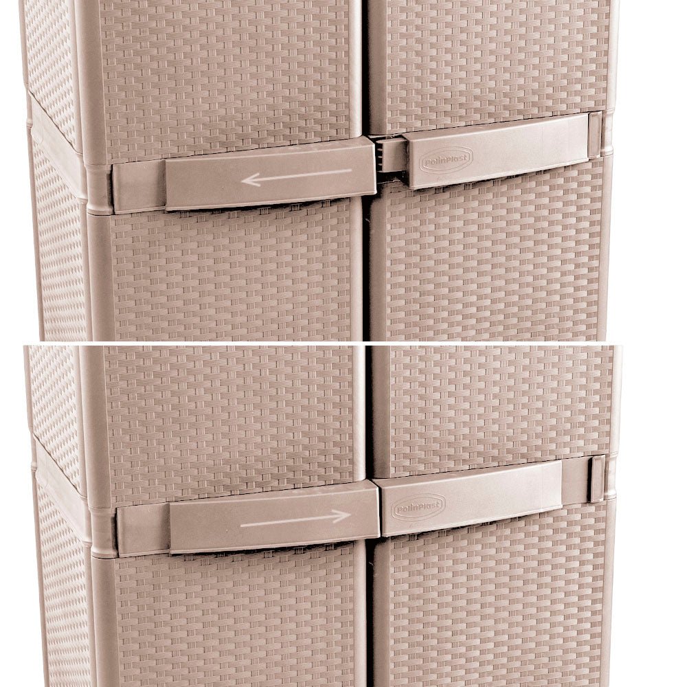 Armario Polinplast Mimbre / de Plástico - Dakota - Polinplast - Titan.com.pa - 2150109835374