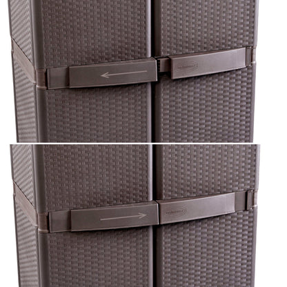 Armario Polinplast Mimbre / de Plástico - Marrón - Polinplast - Titan.com.pa - 7751772006600