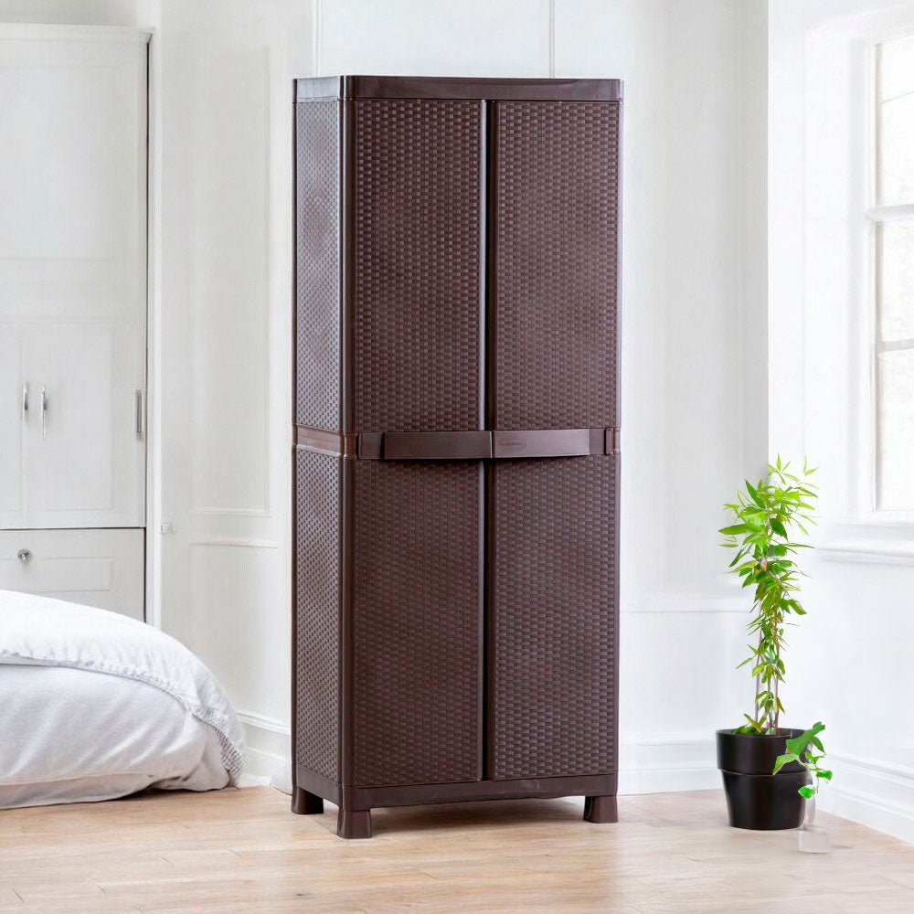 Armario Polinplast Mimbre / de Plástico - Marrón - Polinplast - Titan.com.pa - 7751772006600