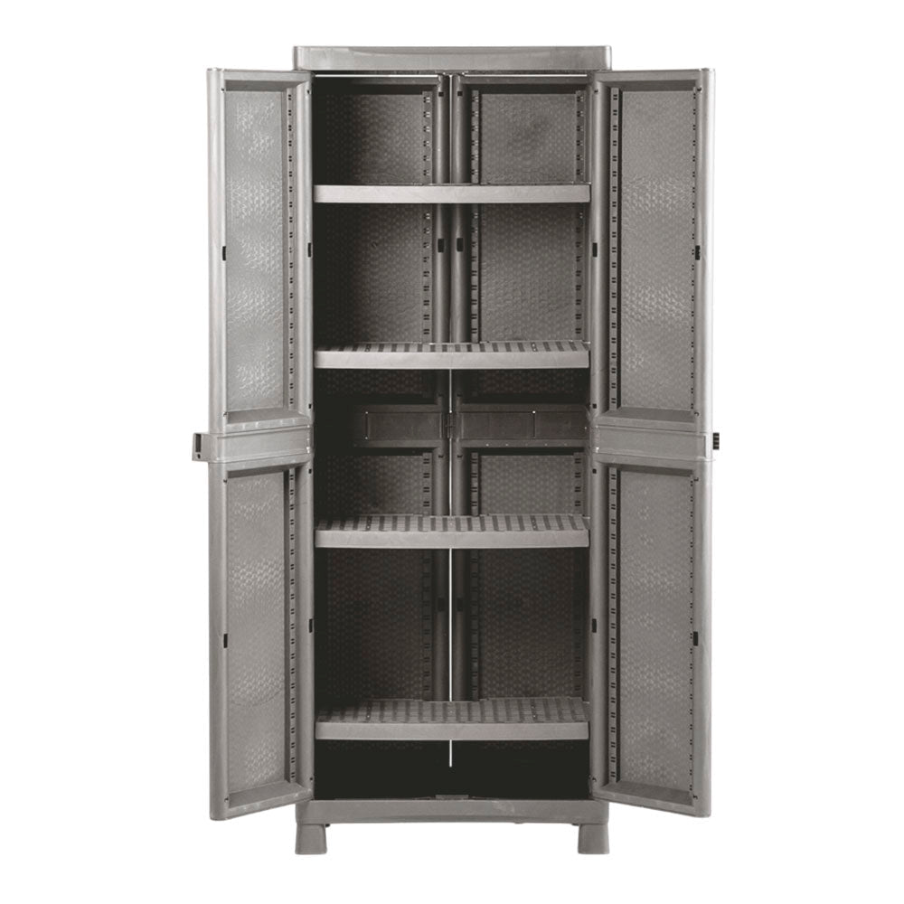 Armario Polinplast Mimbre / de Plástico - Taupe - Polinplast - Titan.com.pa - 2150109835367