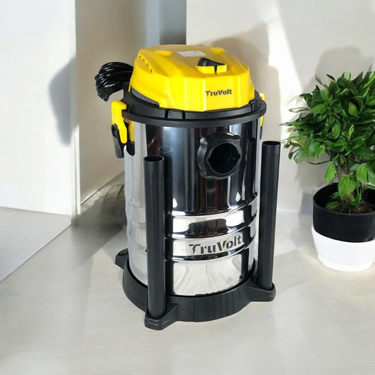 Aspiradora TruVolt de 30L / Acero Inoxidable / 1200 W - Truvolt - Titan.com.pa - 112021578946