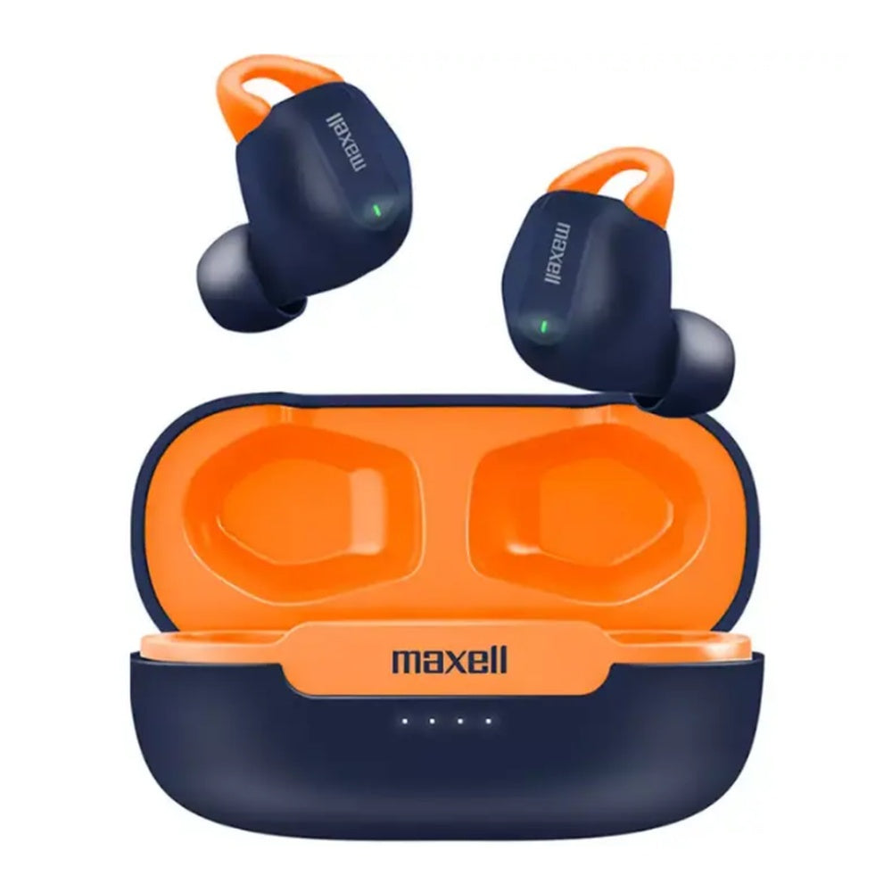Audífonos Inalámbricos Maxell Duo TWS Bluetooth 5.3 Azul Naranja - MAXELL - 11071430