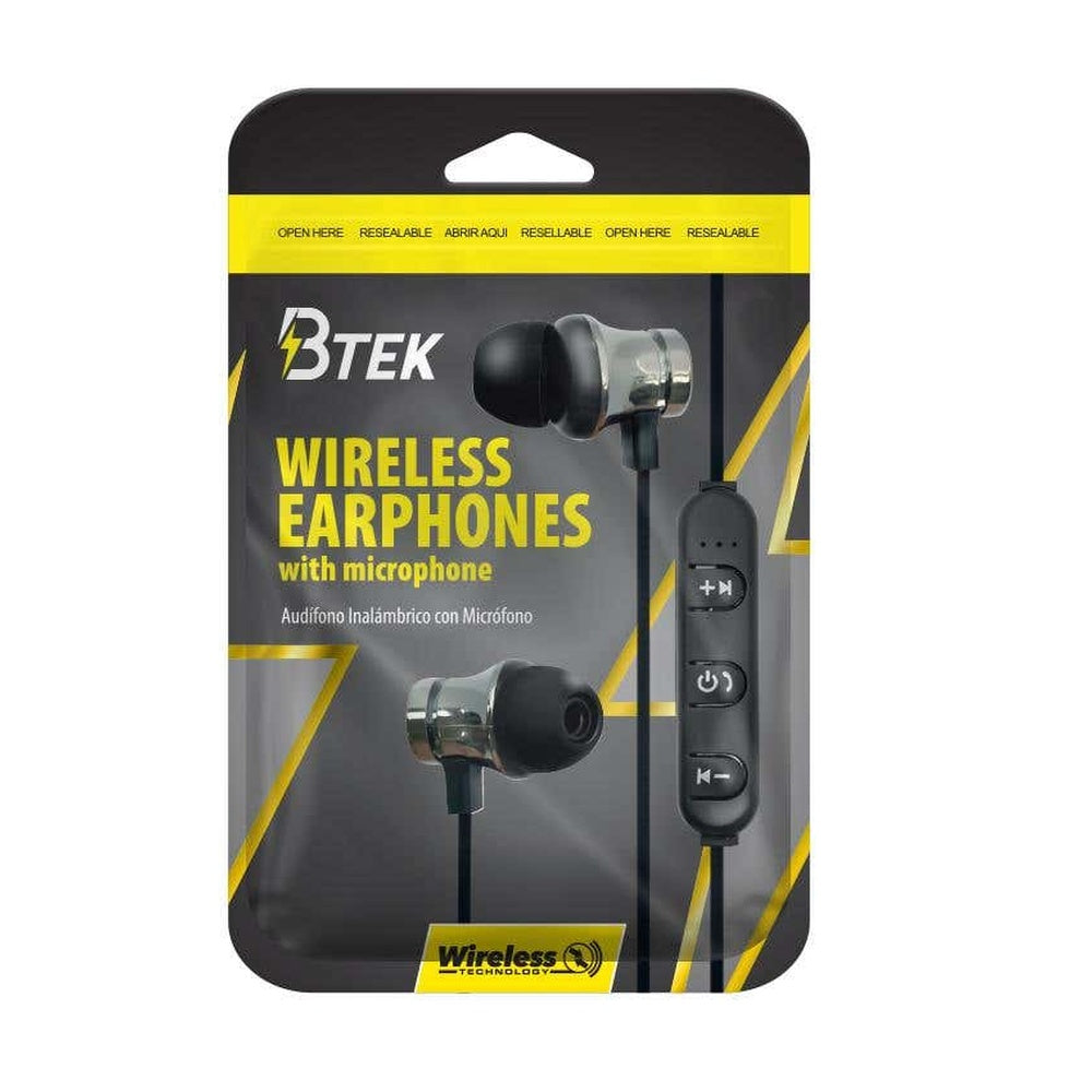 Auriculares Inalámbricos Btek Mini Negro - BTEK - 10929232