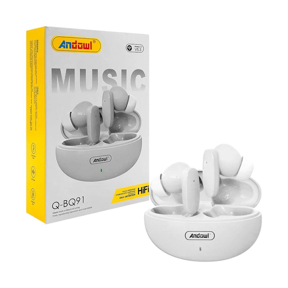 Audífonos Inalámbricos Home Elegance / Andowl Q - BQ91 / Blanco - Home Elegance - Titan.com.pa - 8054092717126