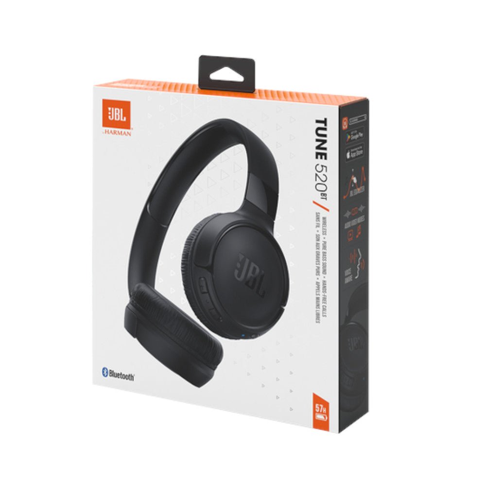 Audífonos Inalámbricos JBL Bt Tune 520 | Negro - Jbl - Titan.com.pa - 050036394925