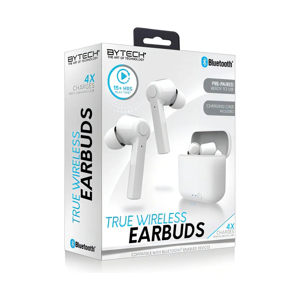 Audífonos Inalámbricos By Tech BE Rubber Earbuds Blanco - BY TECH - 10905496